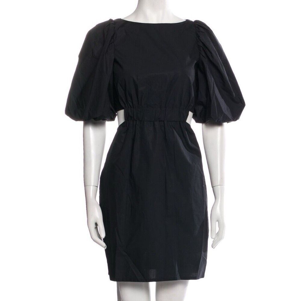 Cara Cara Bonnie Puff Sleeve Dress Black Size 0